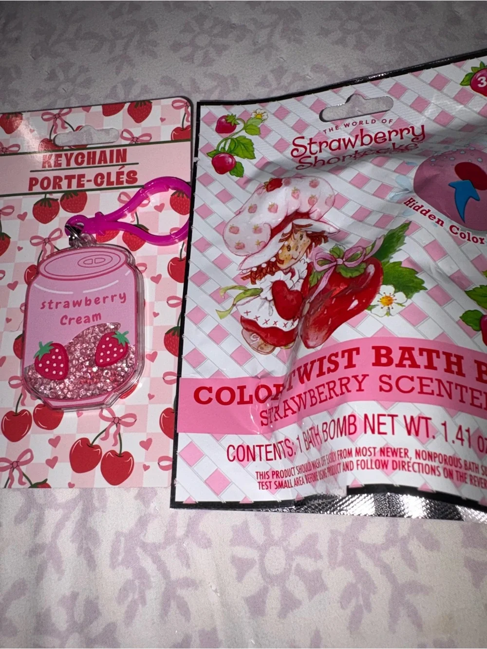 Feeling Berry Good Strawberry Bath & Body Set — Red